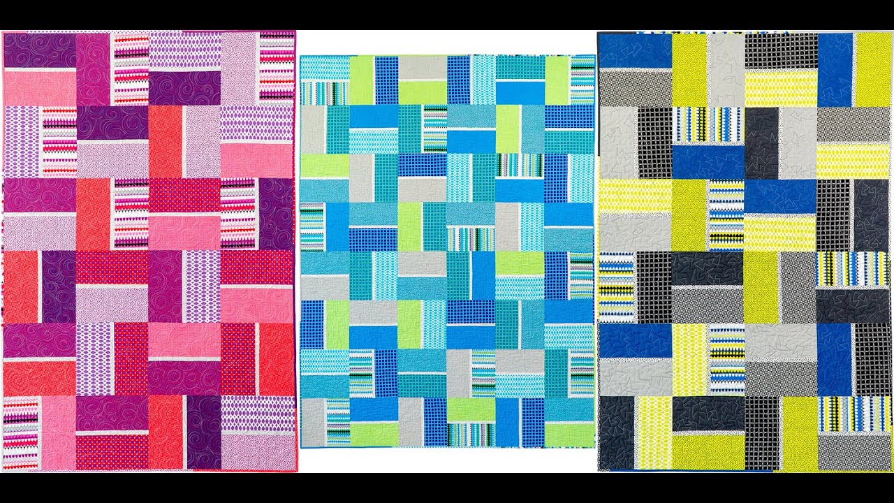 Learn 3 free-motion quilting designs on my Terrace Tiles quilt pattern