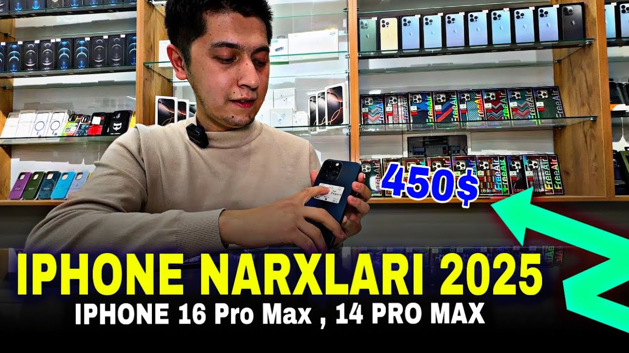 IPHONE NARXLARI 2025 MALIKA BOZOR // ARZON IPHONE TELEFON NARXLARI // Shaxriyor Vlogs