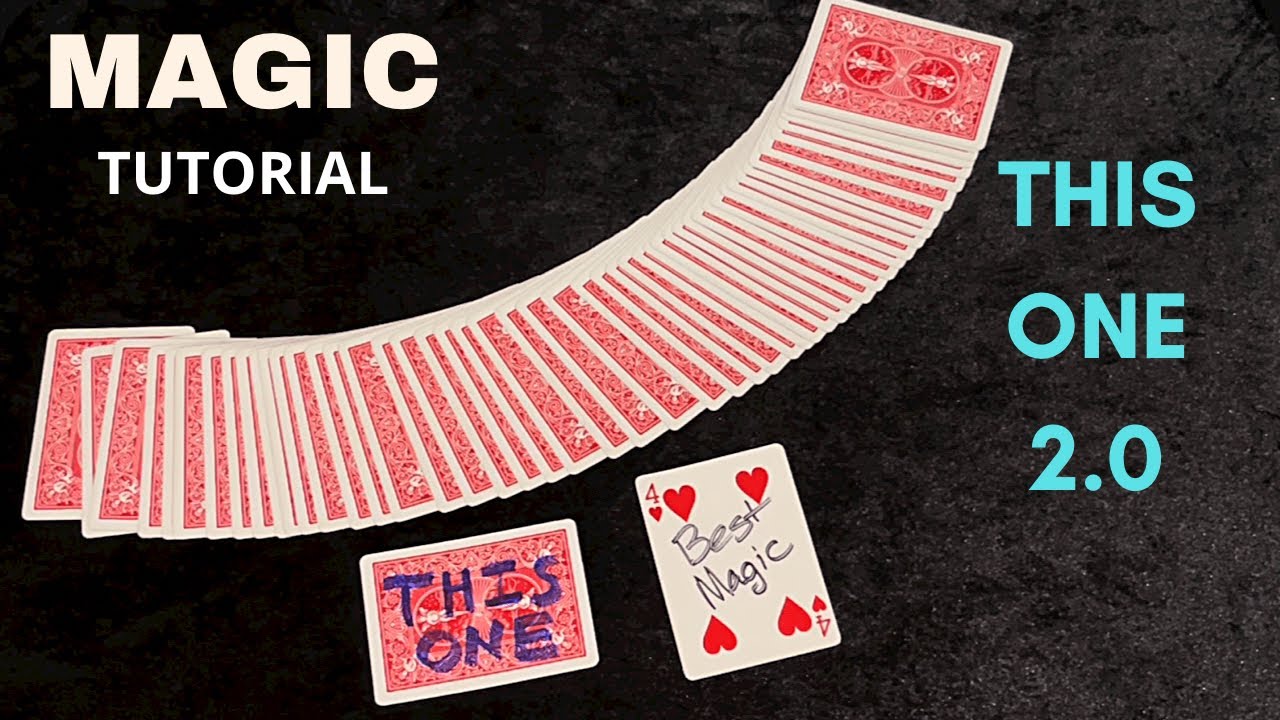 How To Find A Signed Card Using &ldquo;This One&rdquo; Method - This One 2.0 - Easy Magic Card Trick Tutorial
