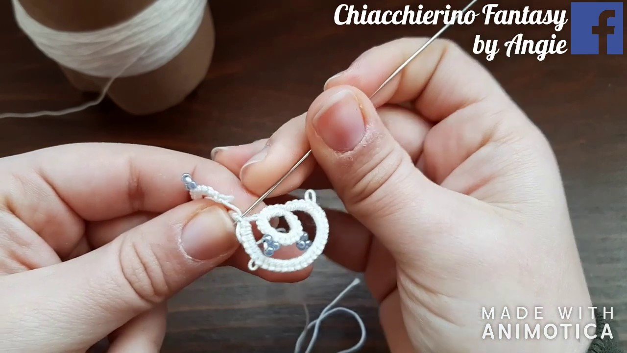 Chiacchierino Fantasy by Angie-Tutorial n°18-Needle Tatting 