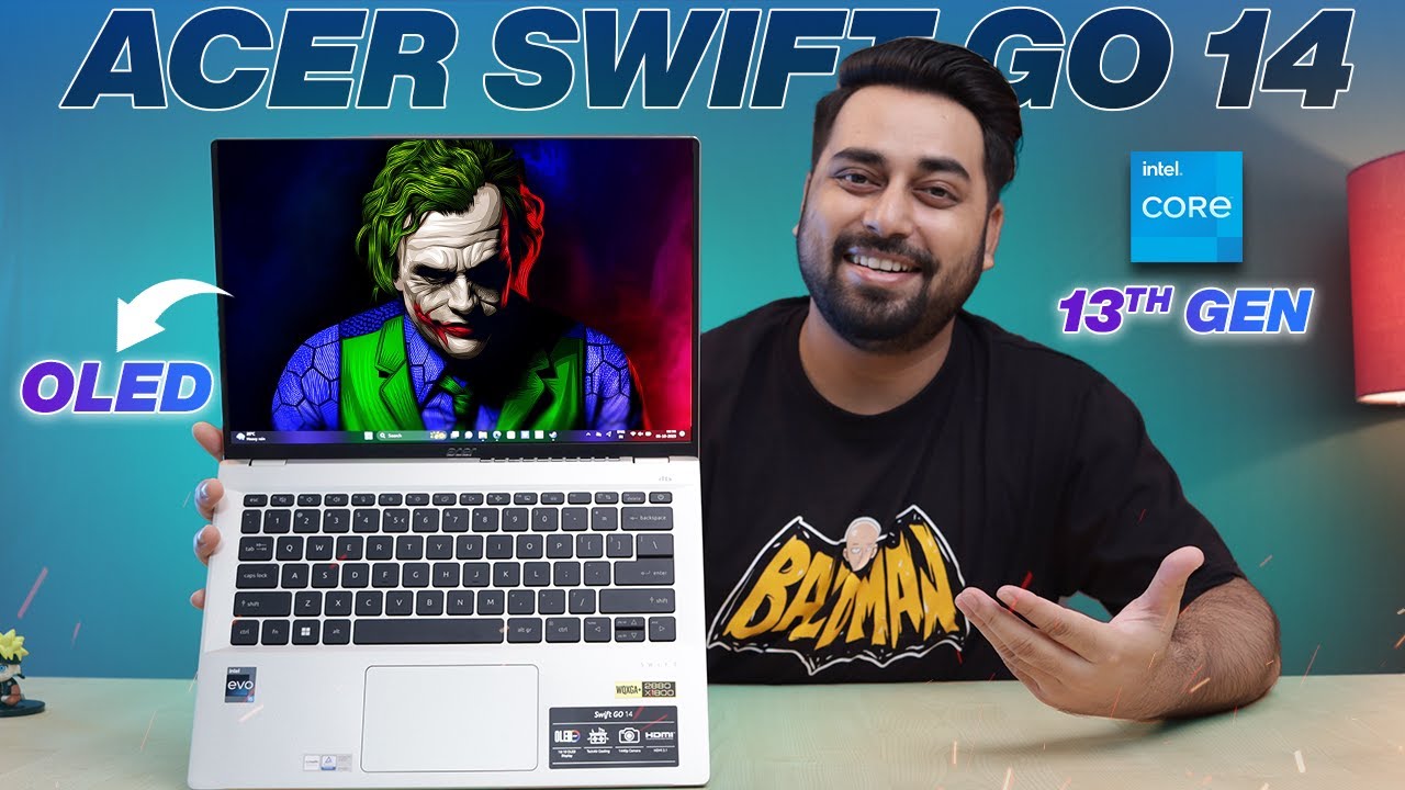 Acer Swift Go 14 OLED Review ⚡ Best OLED Laptop with Intel Evo i5 13th Gen 😍 Iris Xe Graphics 🔥