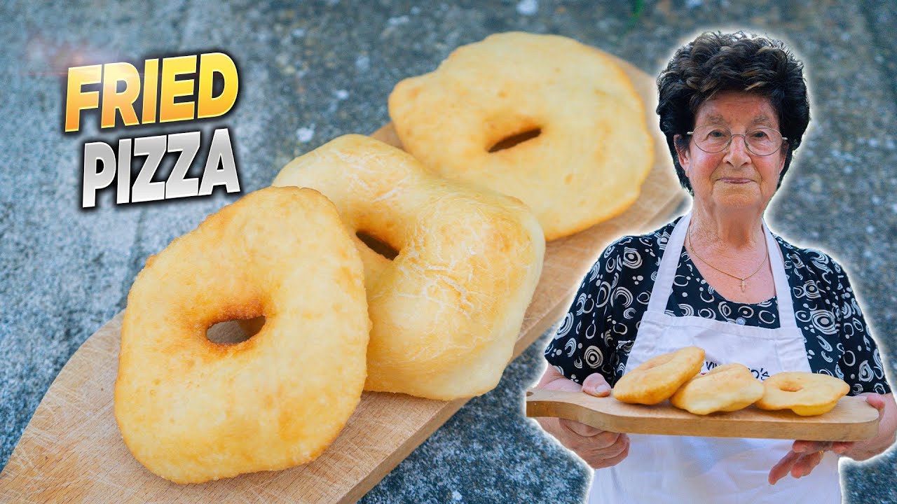 How to Make DEEP FRIED PIZZA | Italian Nonna Makes Pizza Fritta