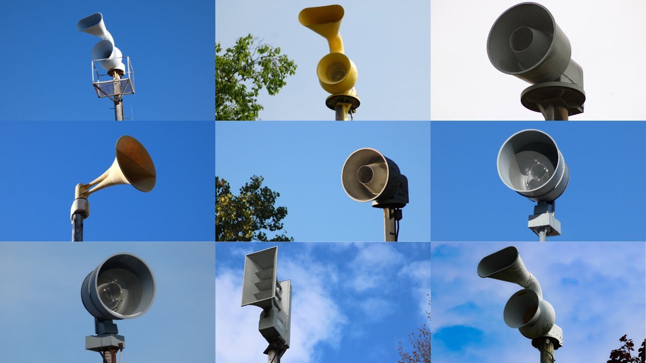 ACA TORNADO SIREN COLLECTION OF 2025