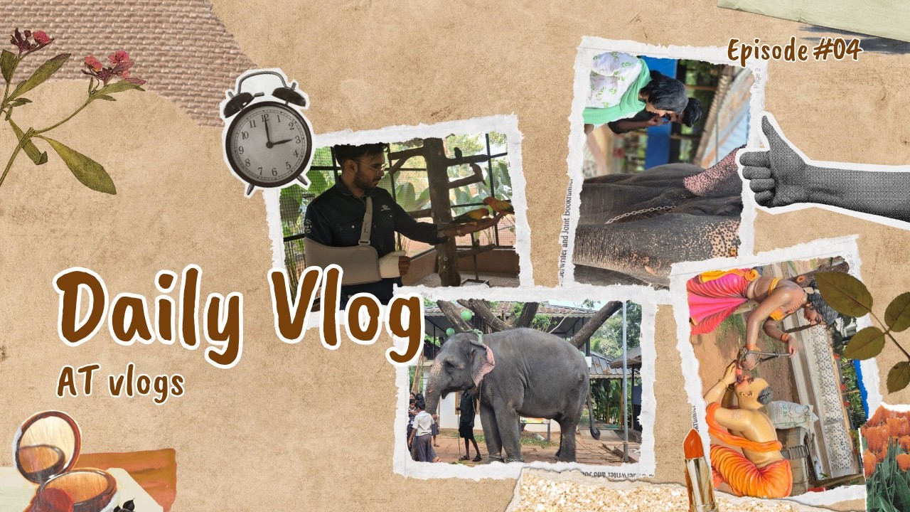 ഞങ്ങൾ ആനയെ കണ്ടു മക്കളെ | Elephant ride | Vlog Day 4