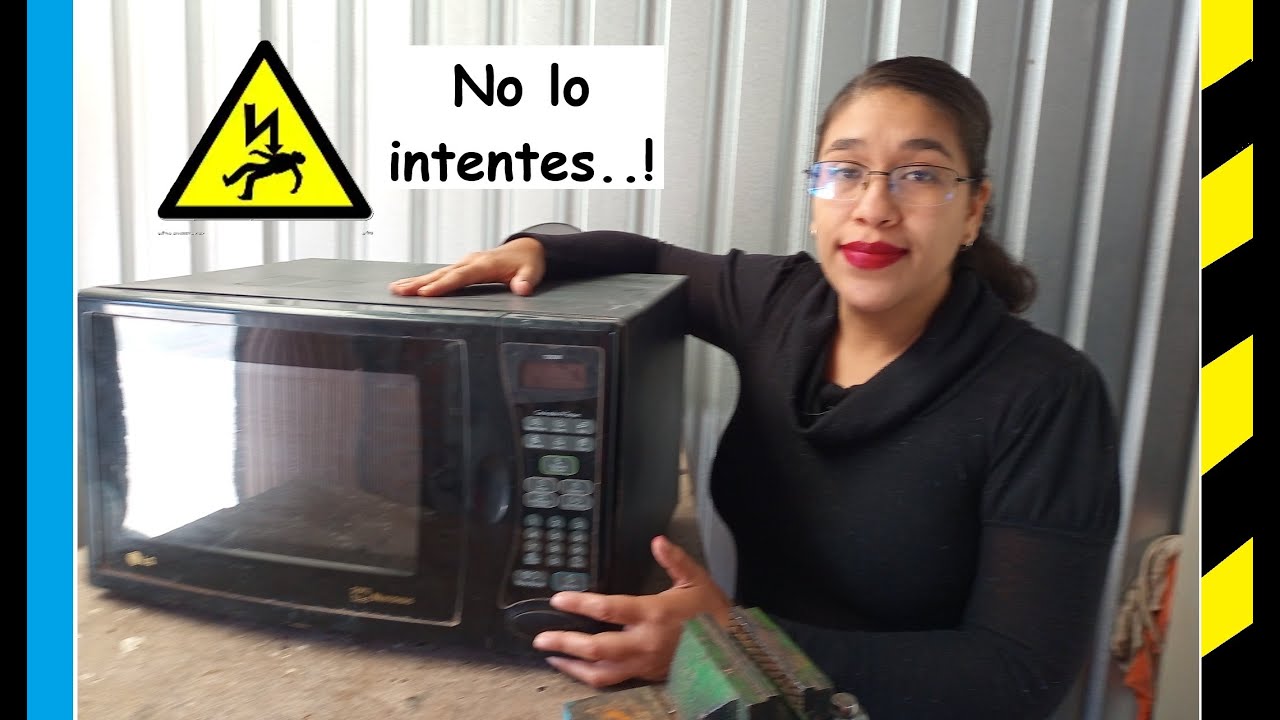 Nunca trates de reparar un microondas por este motivo..!!