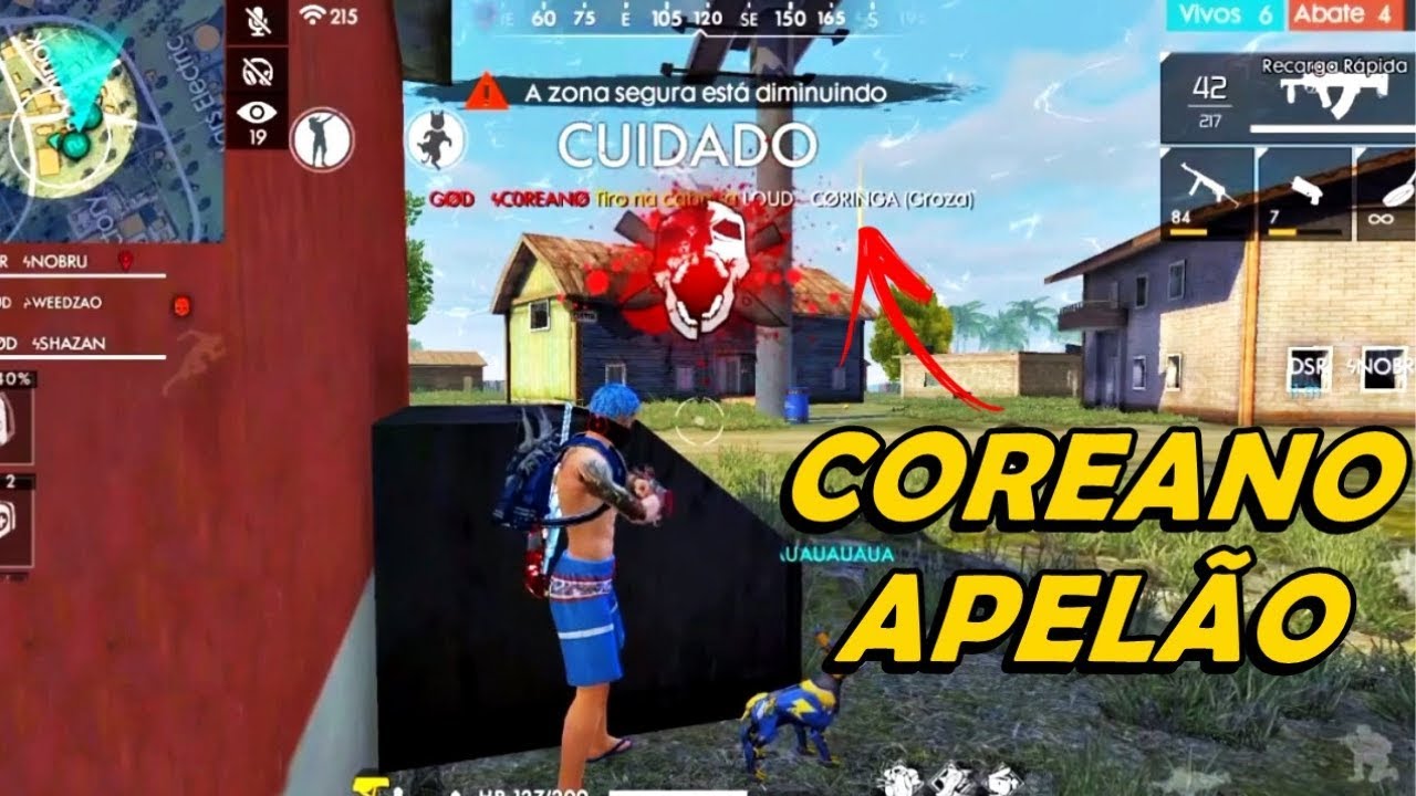 GOD ϟCOREANO MATA O LOUD CORINGA E O B4K EM X SQUAD ABSURDO