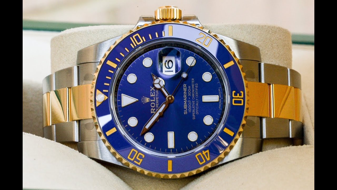 Rolex Submariner 116613LB - Bluesy on 6.5