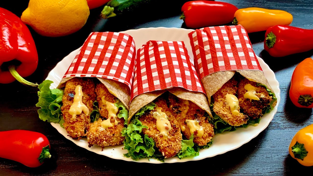 Low Calorie Crispy Chicken Wraps | Healthy & Delicious Iftar Ramadan Recipe