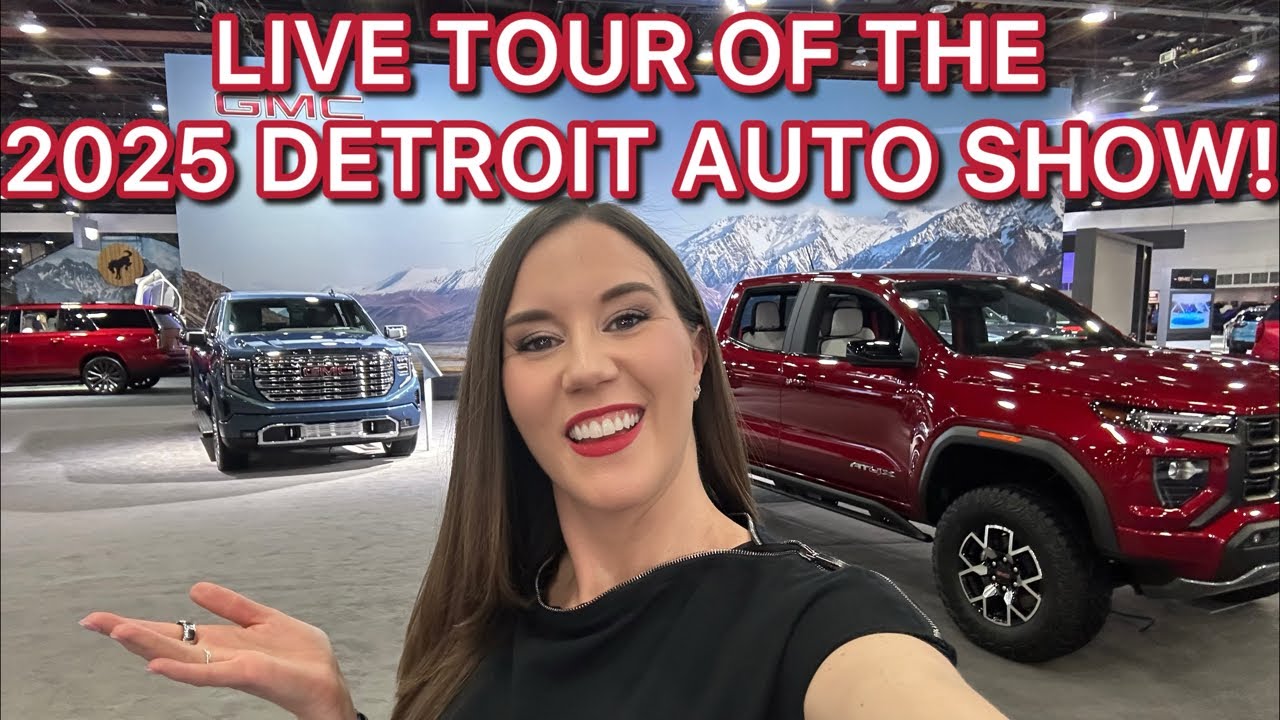 LIVE TOUR Of The 2025 Detroit Auto Show!