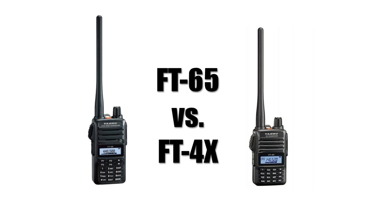 Yaesu FT-65 против FT-4X. Какая радиостанция лучше?