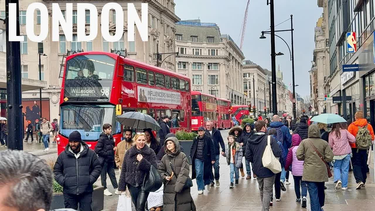 England, London City Street Tour 2026 4K HDR Virtual Walking Tour Top 10 Things to do in London
