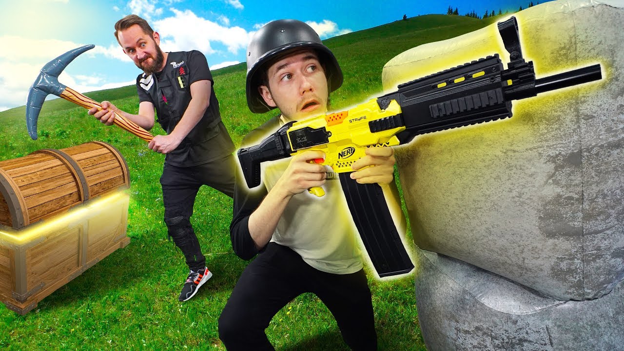 NERF Fortnite Battle Royale Challenge!