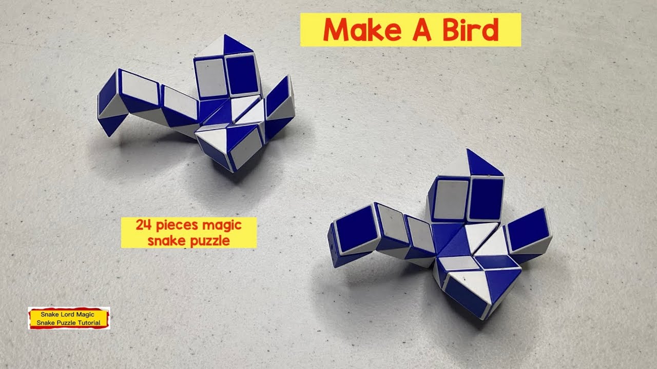 Make A Bird — волшебная змея из 24 деталей 