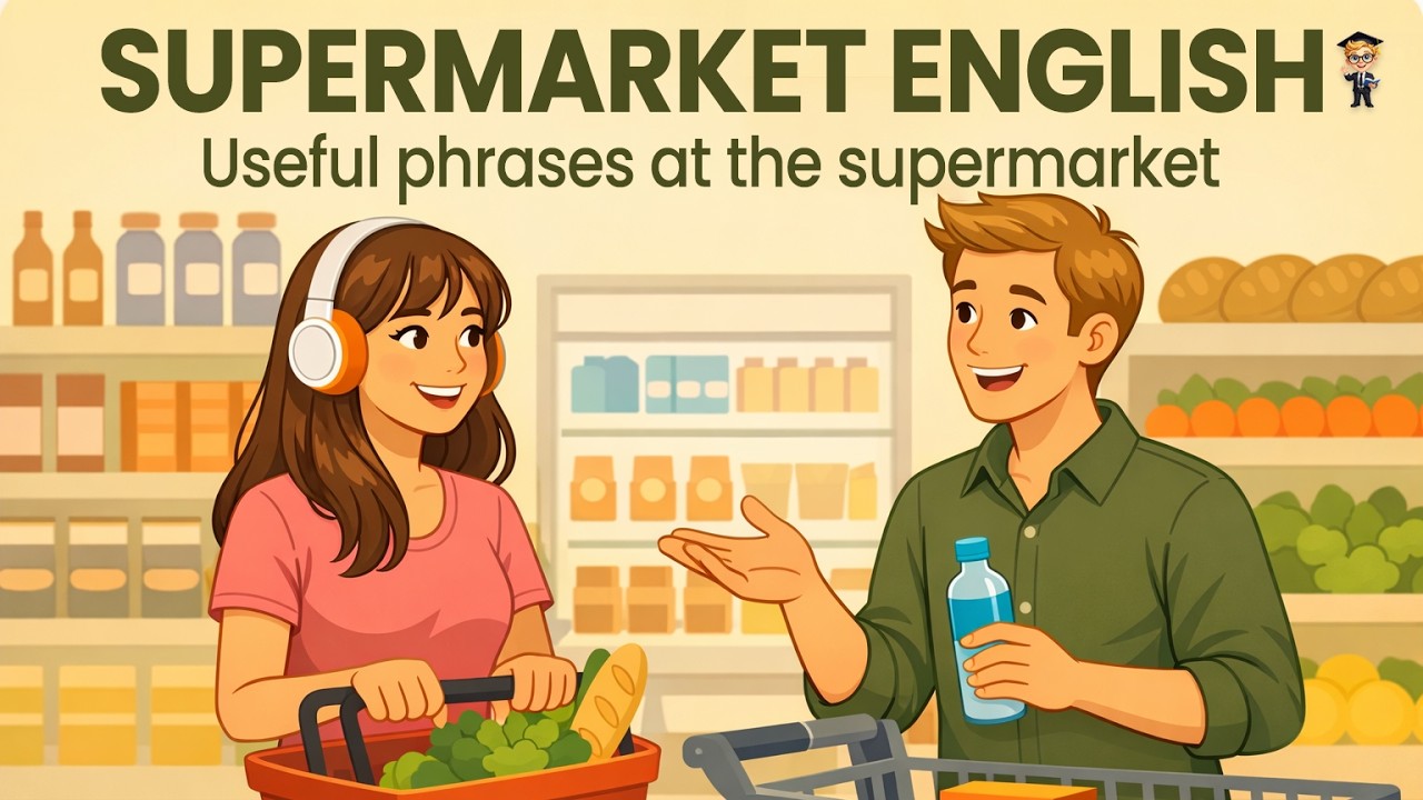 English for the Supermarket | Daily Conversation Practice | Learn English Podcast