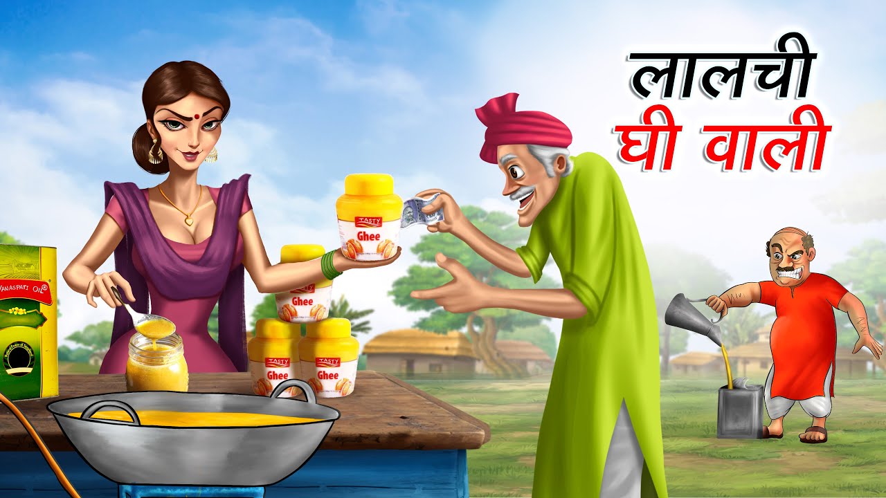 लालची घी वाली | LALCHI GHEE WALI | HINDI KAHANIYA | HINDI STORIES