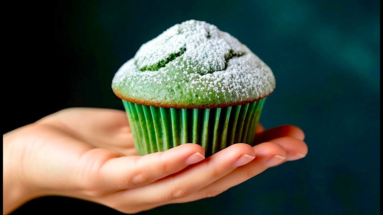 In 10 Minuten fertig! Das beste Matcha-Muffin-Rezept f&uuml;r Backanf&auml;nger!