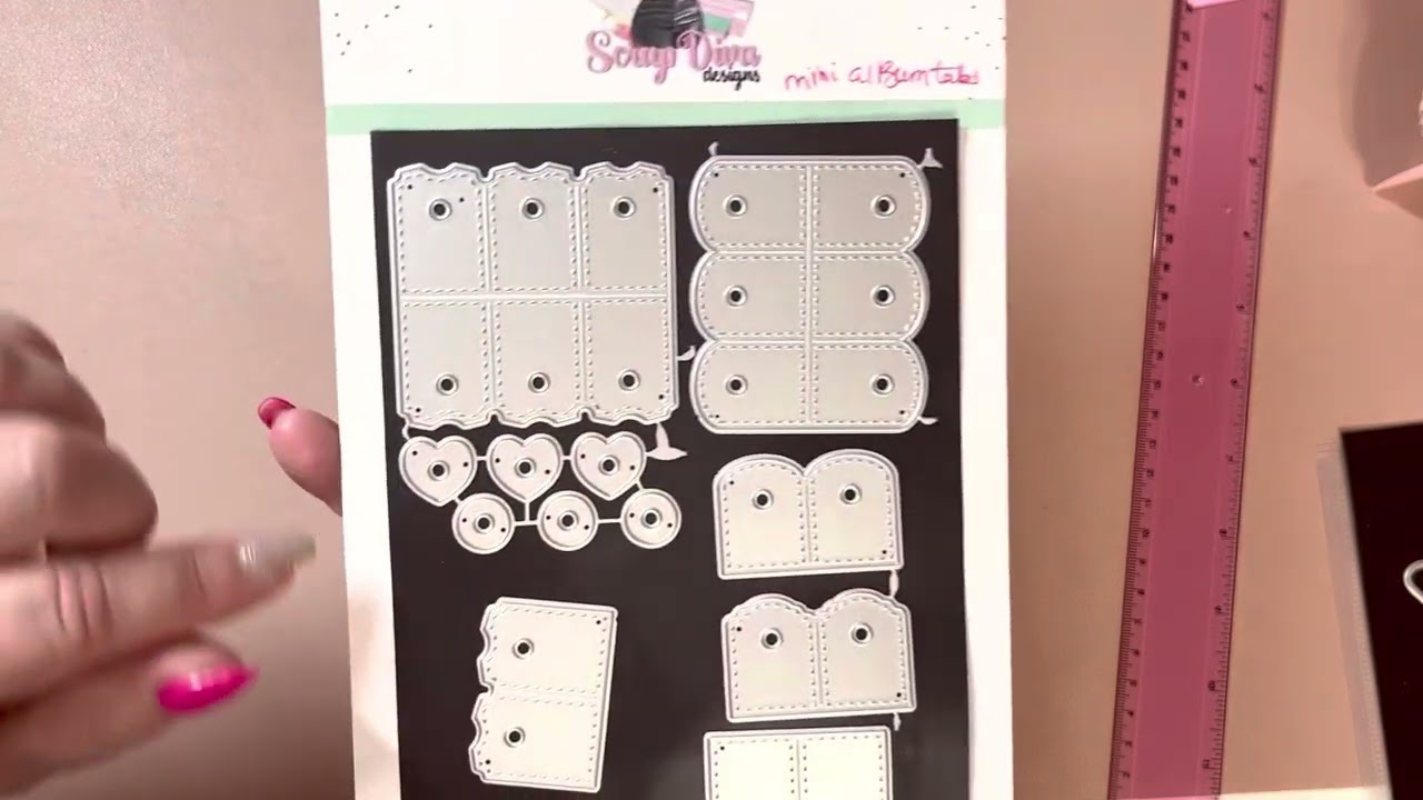 Baby Girl Mini Album Die set for @ScrapDiva29  #scrapdivadesigns