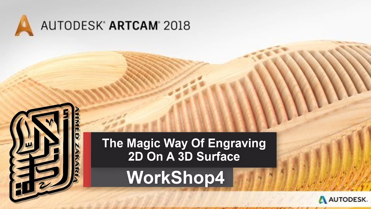 The Magic Way Of Engraving 2D On A 3D Surface In Artcam