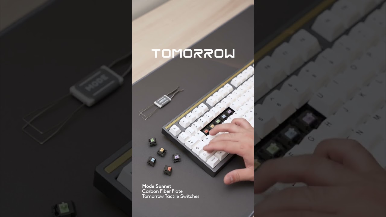 Introducing: Tomorrow Tactile Switches! | #shorts