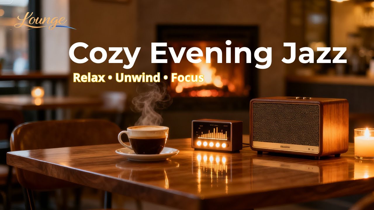 Evening Cozy Café Jazz & R&B ☕ Smooth Music to Unwind and Relax