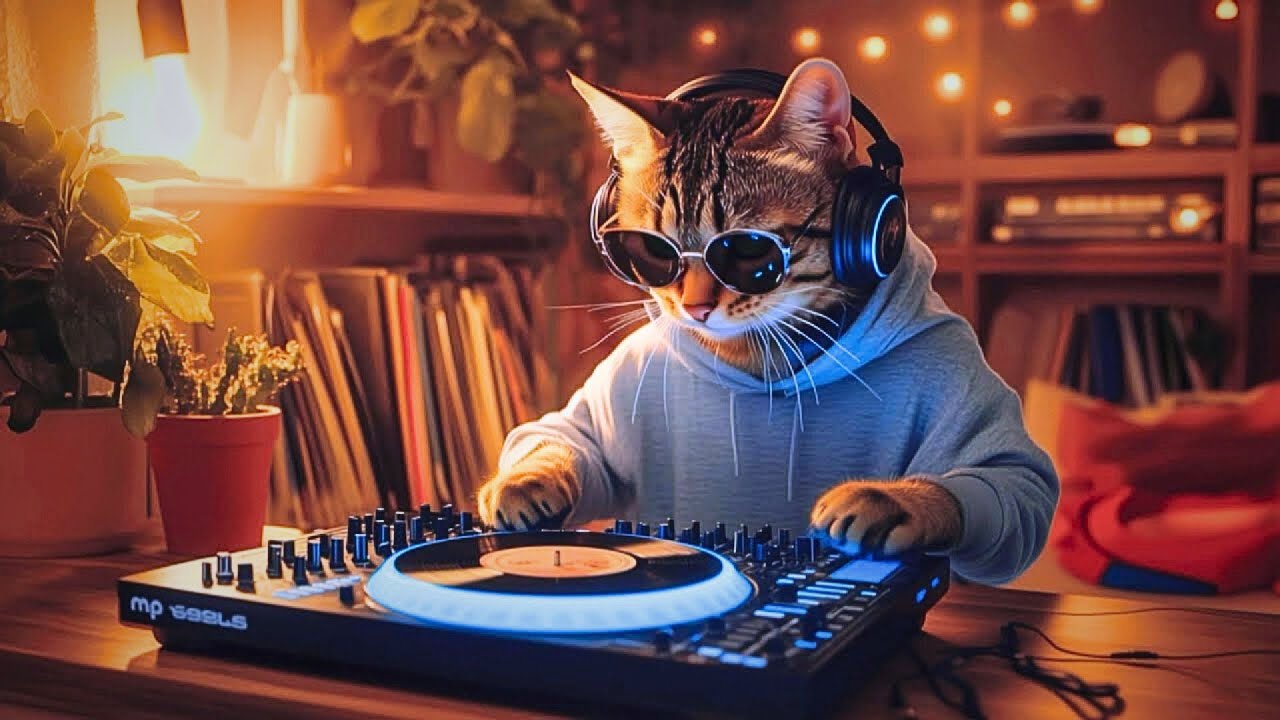 🌙Live Chill House Mix &ndash; Lo-fi DJ MIAWW in Cozy Bedroom Vibes | Late Night Study & Relax 🐾🎧
