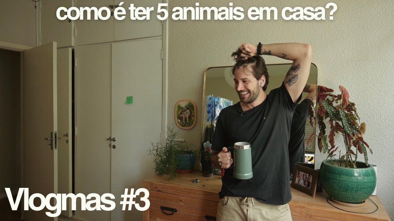 VLOGMAS #3 - cuidando dos animais em casa