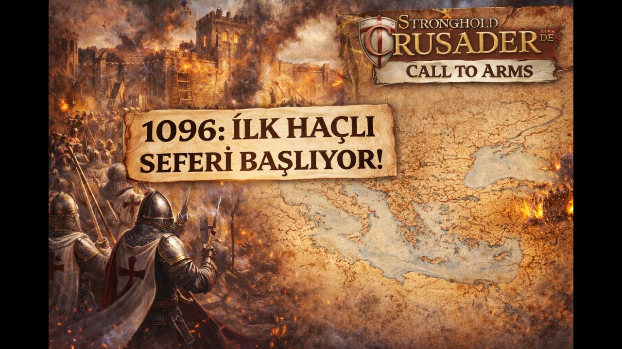1096: İlk Haçlı Seferi Başlıyor! | Stronghold Crusader DE – Call to Arms
