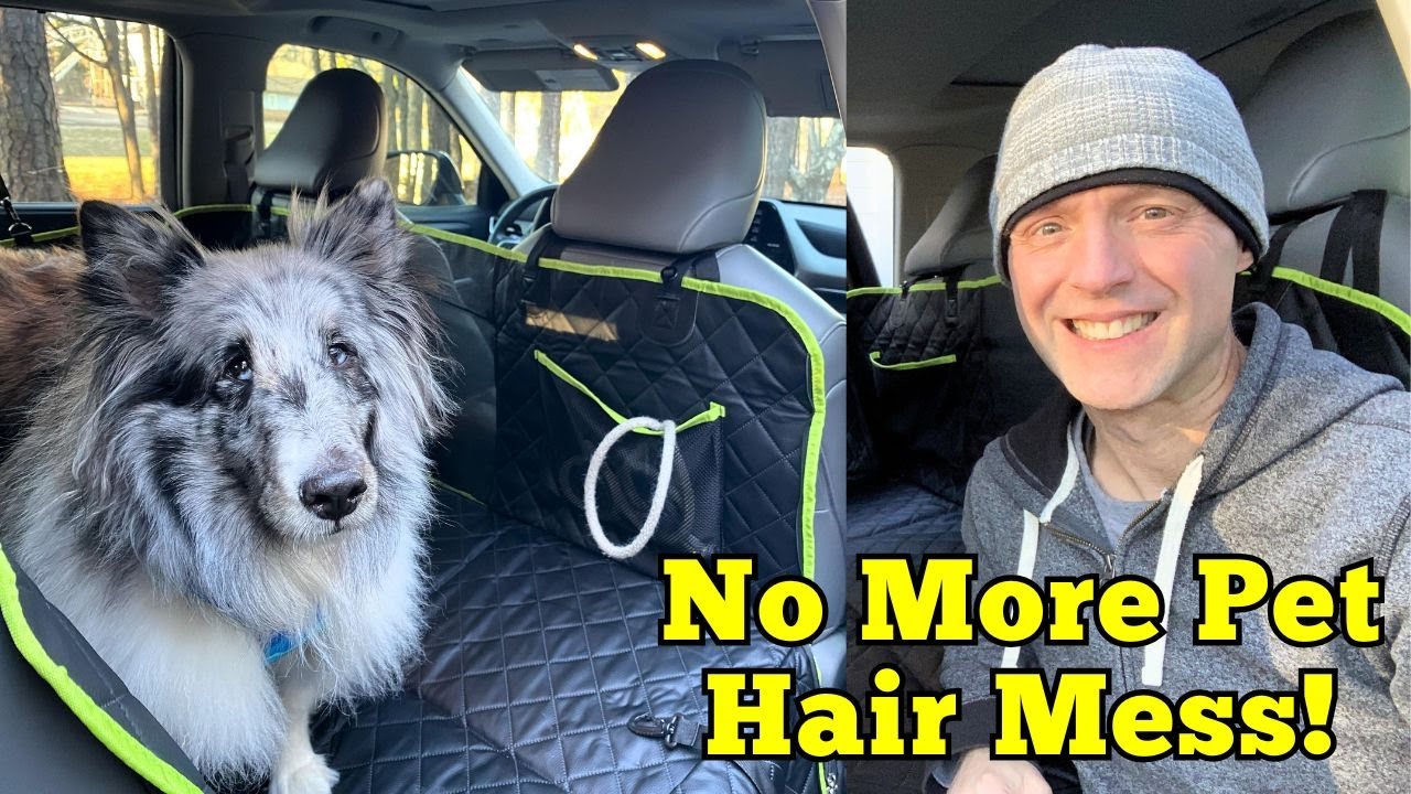 Pet Fur Cleans Up Easily With This Material: Pecute Dog Car Seat Cover Review
