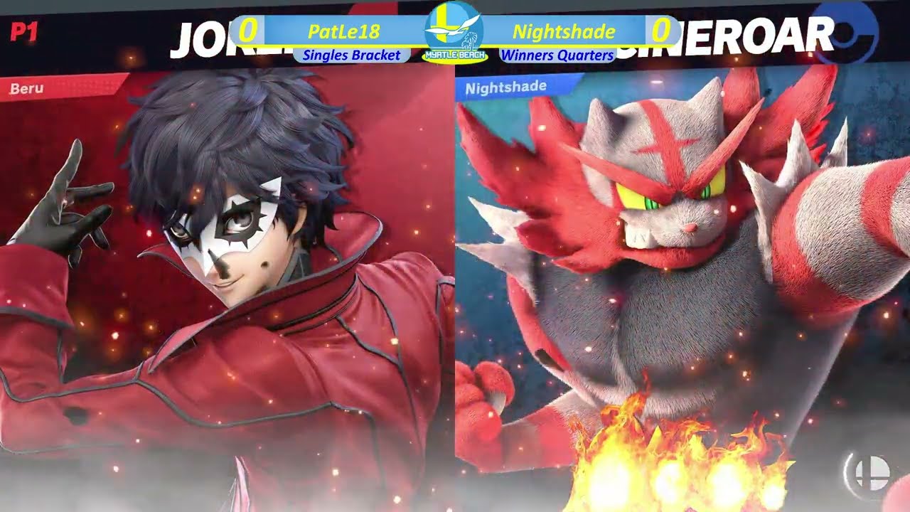 SocaSmash 162 Ultimate Singles: PatLe18 (Joker) vs Nightshade (Incineroar) Winners Quarters