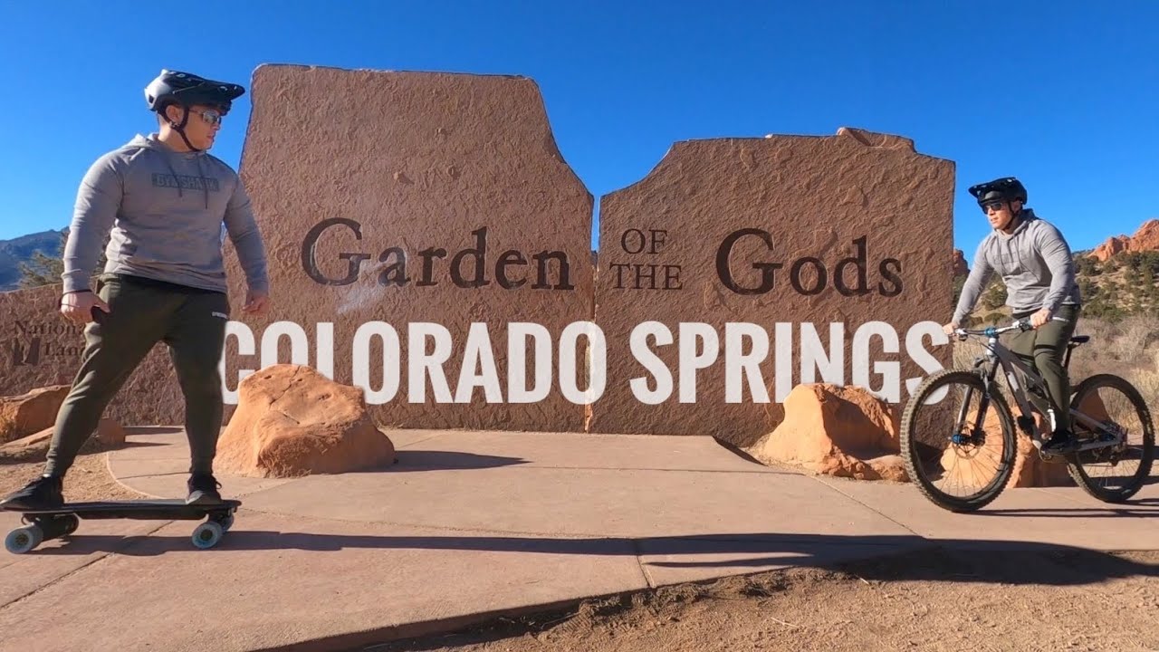 Biking trails and eSkating!  GARDEN OF THE GODS | Colorado Springs, Colorado