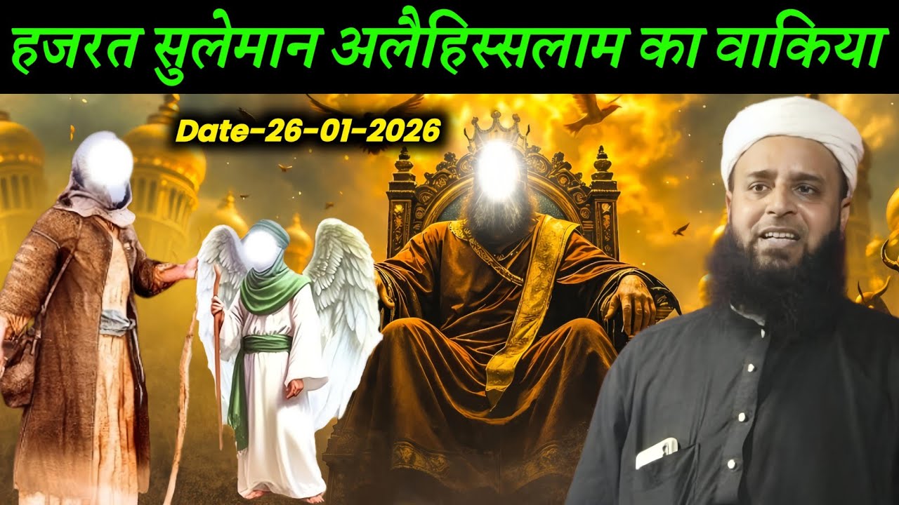 हजरत सुलेमान अलैहिस्सलाम का वाकिया | Maulana Sohrab Kalkattawi Latest Takrir | Sohrab Kalkatta |