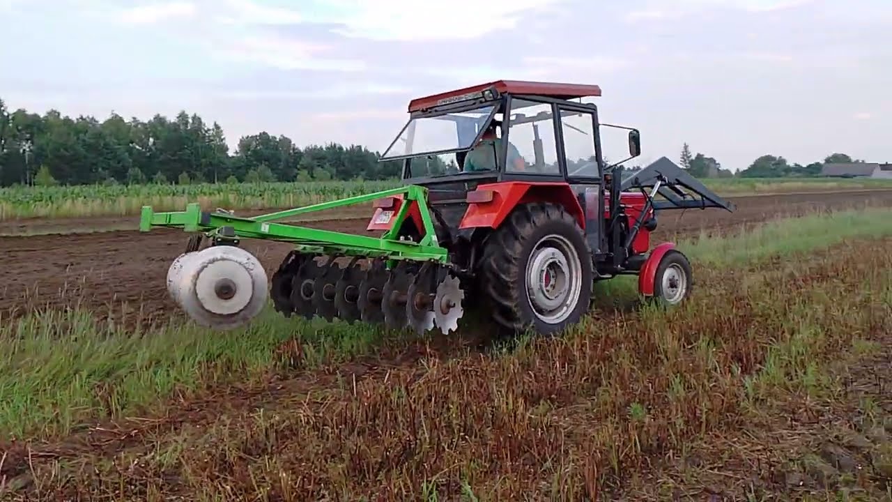 Oporowe talerzowanie po faceli z Ursusem c-360/ Emisja spalin 101%!  @biadamenduro
