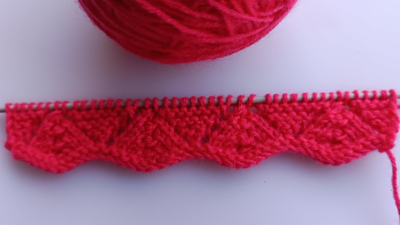 Latest and new knitting border design for ladies /kids sweater, Cardigan, jacket, hineck, kurti.