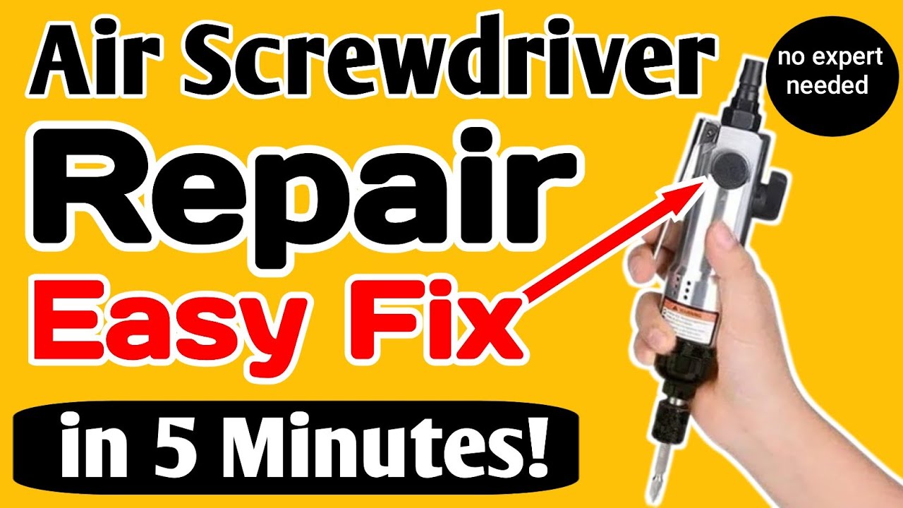 pneumatic air screwdriver repair||Fix speed Regulator | air screwdriver gun