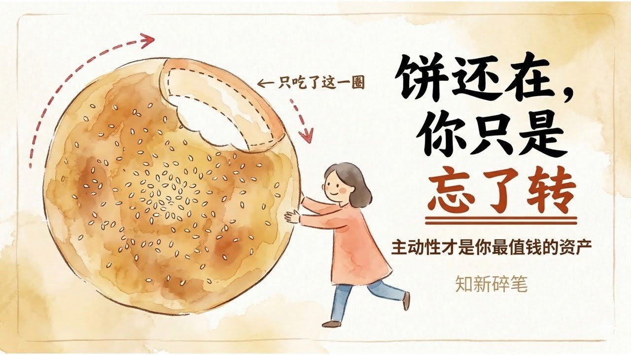 饼还在，你只是忘了转｜主动性才是你最值钱的资产
