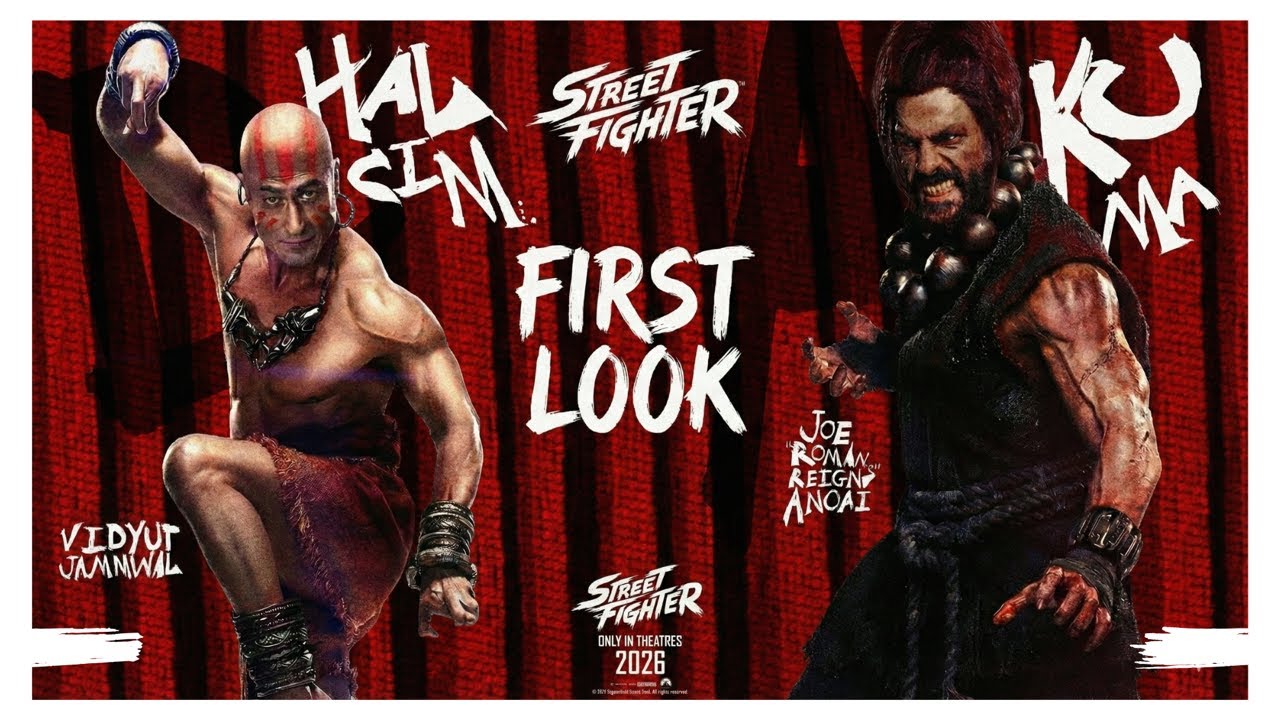 Street Fighter (2026) | Vidyut Jammwal | Roman Reigns | First Look
