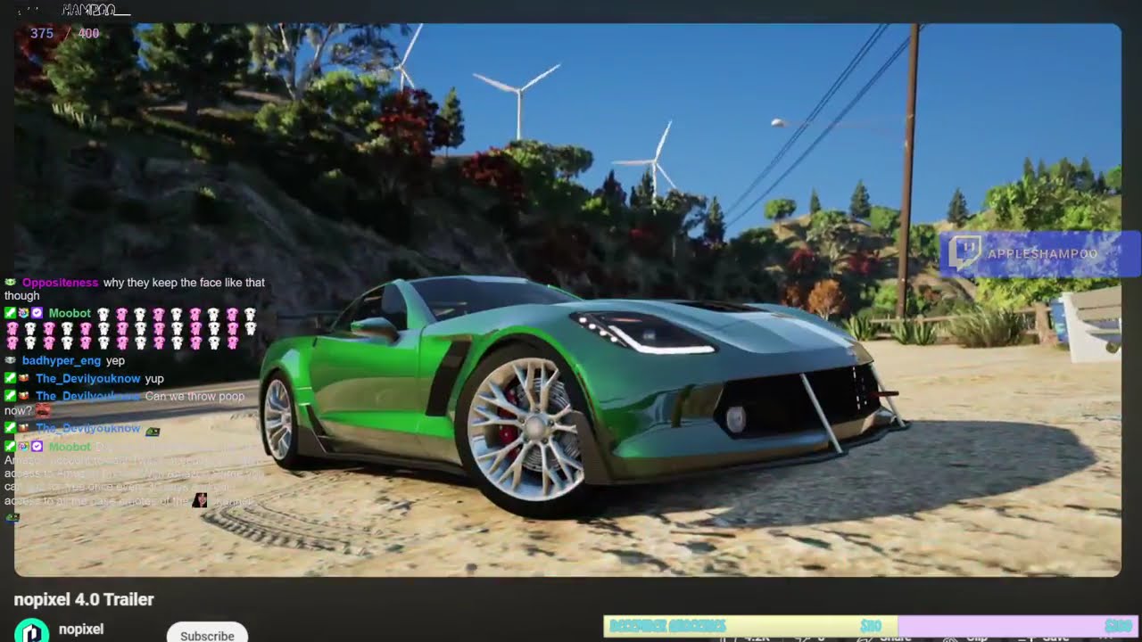 APPLESHAMPOO's live reaction to NoPixel 4.0 trailer + full trailer breakdown and thoughts