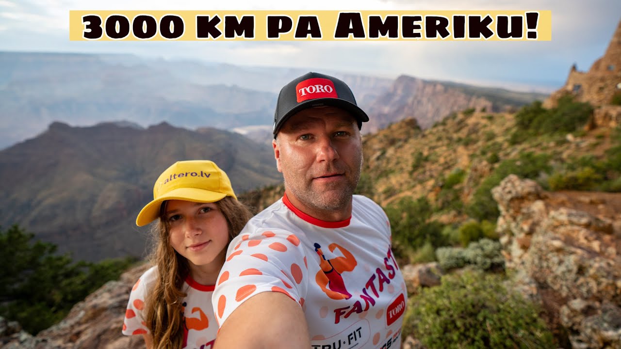 3000 km ar automašīnu pa Ameriku!