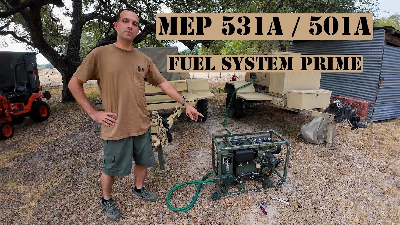 MEP 531A & 501A  - Priming fuel system