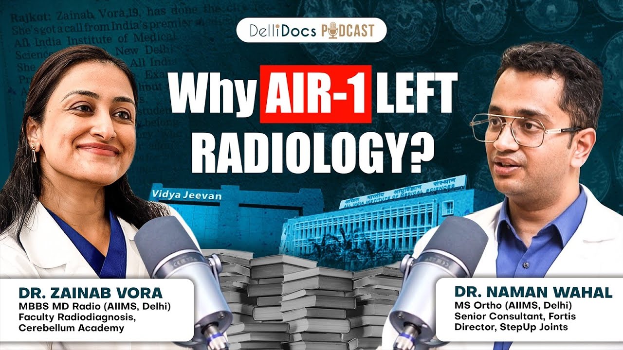 AIIMS Delhi MD to Teaching 19 Subjects @cerebellumacademy  Dr. Zainab Vora X Dr. Naman Wahal