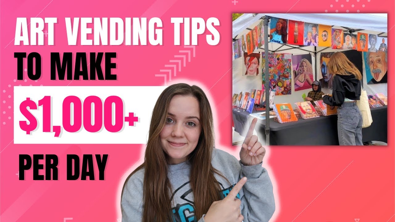 Art Vending Tips to Make $1,000+ a Day at Street Fairs