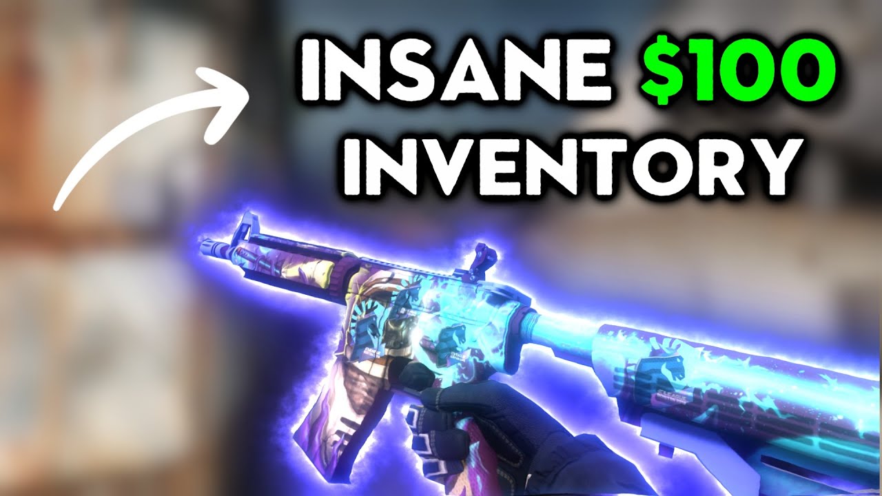 FULL CS:GO INVENTORY FOR $100! The Best Cheap CSGO Skins 2023!