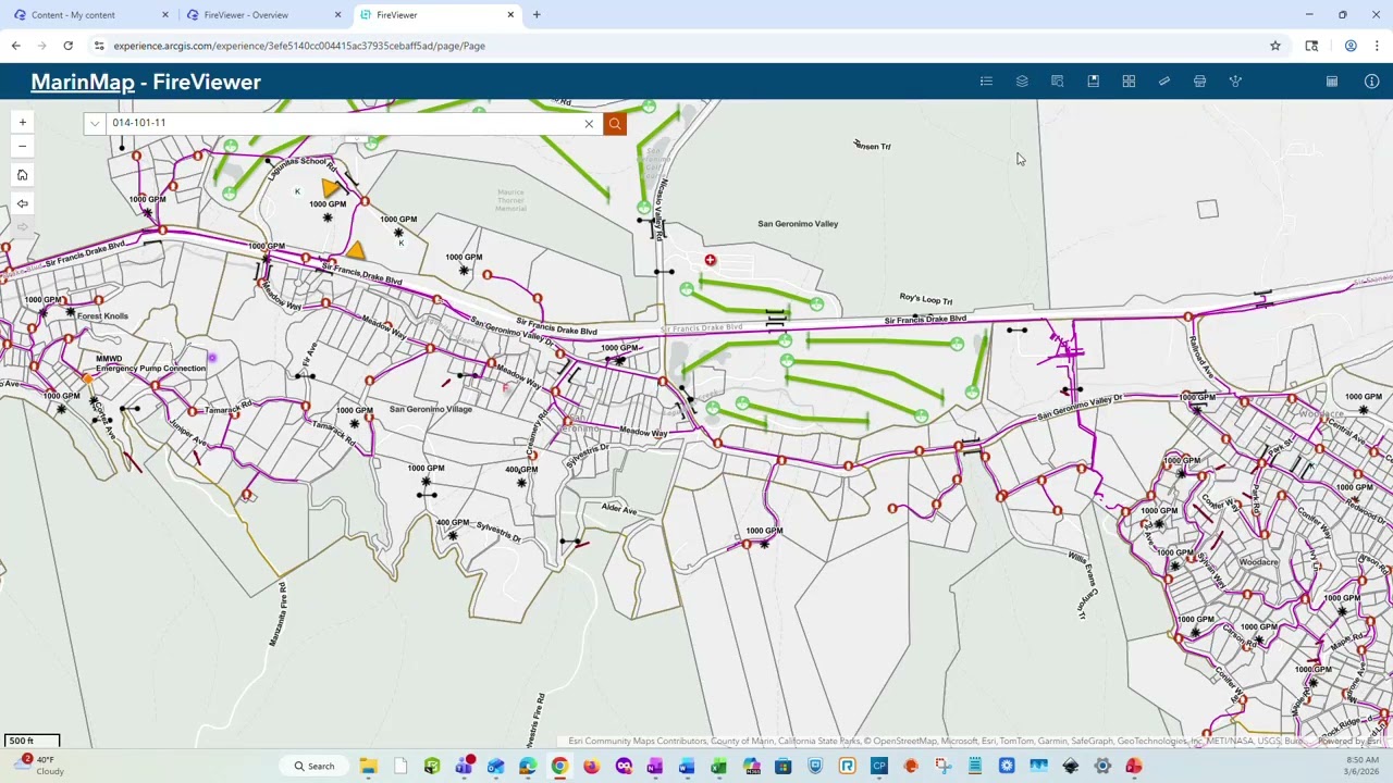 MarinMap FireViewer Application Instructional Video