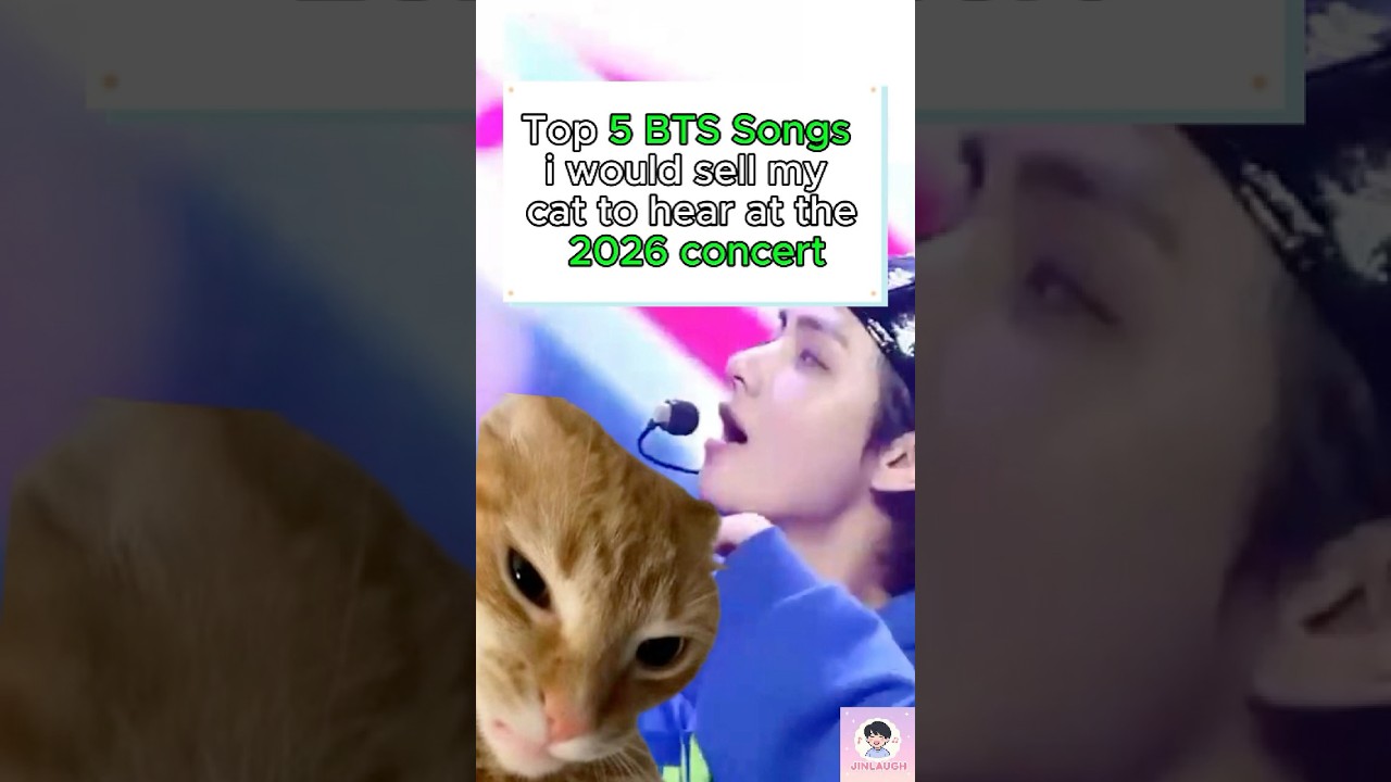 TOP 5 BTS SONGS FOR 2026 CONCERT 