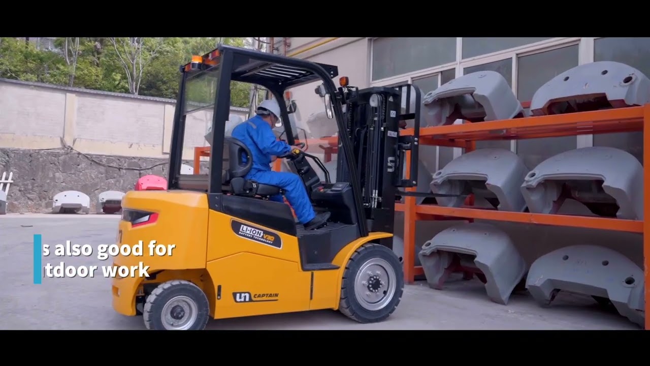 UN V series 2T - 3.5T  lithium forklift video