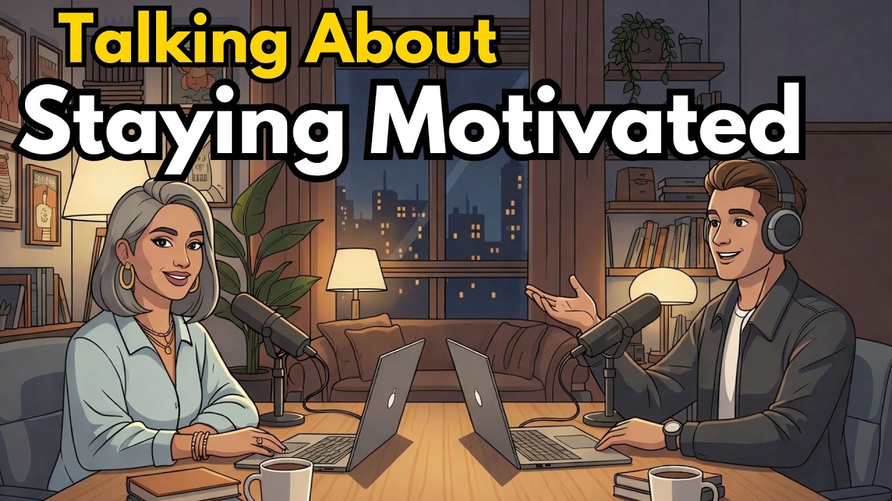 How to Stay Motivated | Change Your Life | English Conversation Practice