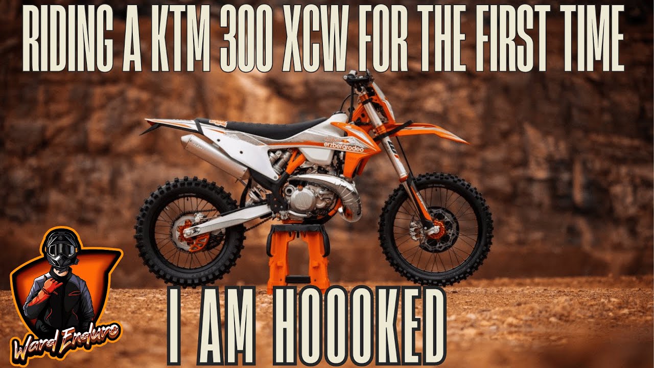 Riding a KTM 300 XCW Erzbergrodeo for the first time
