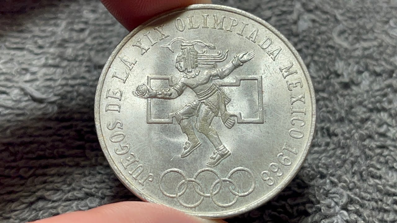 1968 Mexico 25 Pesos Coin - Olympics &bull;&nbsp;Values, Information, Mintage, History, and More