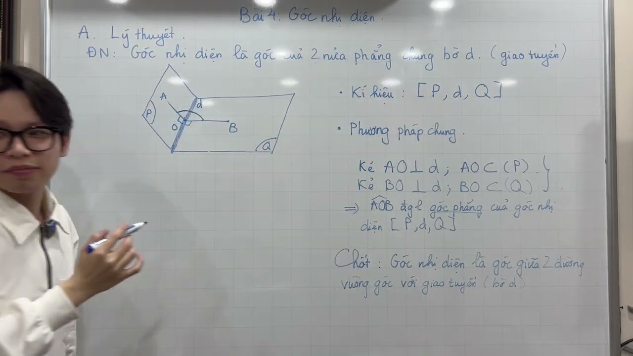 [TOÁN 11] GÓC NHỊ DIỆN. GÓC GIỮA HAI MẶT PHẲNG