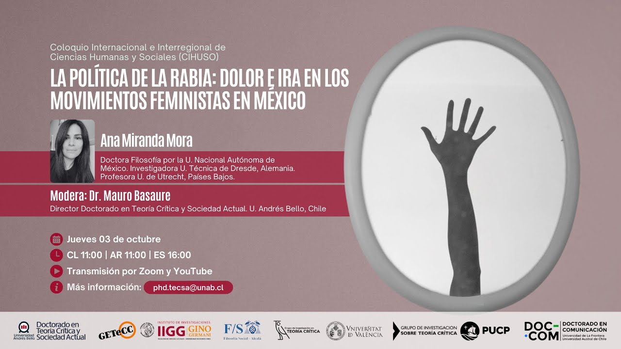 Coloquio CIHUSO - Ana Miranda / U. Nacional Autónoma de México